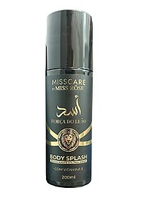 Body Splash Força do Leão Inspiração Árabe Asad Masculino Miss Rôse 200ml