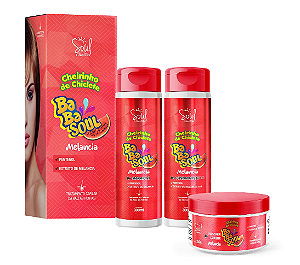 Kit Capilar BabaSoul Melancia Soul Cosméticos