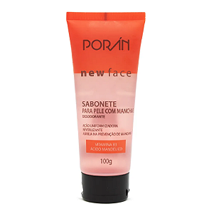 Sabonete Liquido Pele com Manchas New Face Porán 100g