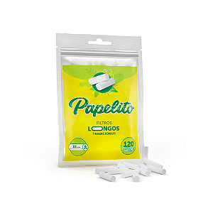 Filtros Papelito Tradicional Longo De 22mm - Pacote C/ 120