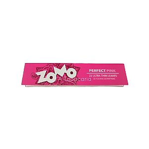 Seda Zomo Classic Perfect Pink Slim C/ 33 Folhas