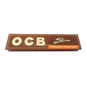 Seda OCB Unbleached Slim King Size C/ 32 Folhas