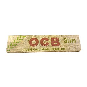 Seda OCB Organic Slim King Size C/ 32 Folhas