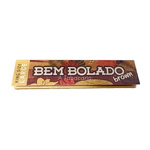 Seda Bem Bolado Brown Large King Size C/ 35 Folhas