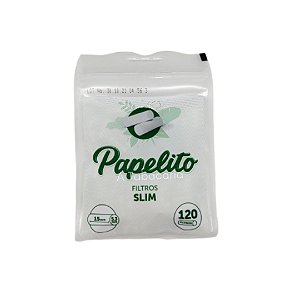 Filtros Papelito Slim De 15mm - Pacote C/ 120