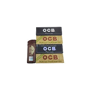 Kit OCB - 4 Sedas 1 1/4 + 1 Isqueiro Pequeno