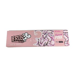 Seda Bros Pink Especial King Size C/ 33 Folhas + 1 Pilão