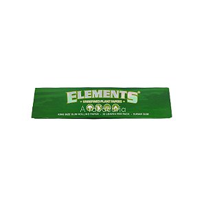 Seda Elements Green King Size C/ 32 Folhas