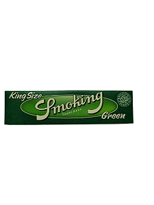 Seda Para Bolar Smoking Green King Size C/ 33 Folhas
