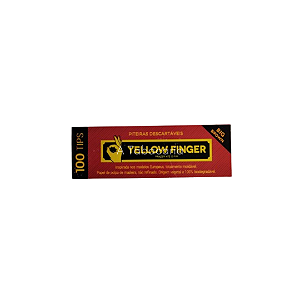 Piteira De Papel Yellow Finger C/ 100 Folhas