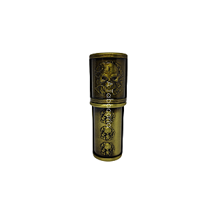 Pote De Metal D&K Para Tabaco - Dourado