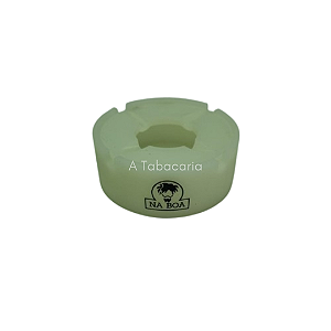 Cinzeiro De Silicone Na Boa Brilha No Escuro - Verde