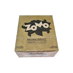 Caixa de Seda Zomo Natural Perfect Black Slim - C/ 50 livretos