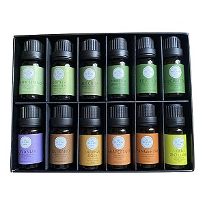 Kit de 12 óleos essenciais – 10ml