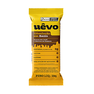 Barrinha de proteína com cobertura de chocolate Uêvo