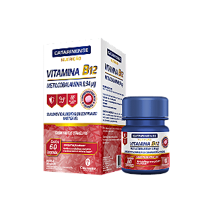 Vitamina B12 Catarinense 60 comprimidos mastigáveis