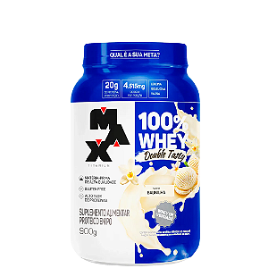 100% Whey Double Tasty Max Titanium 900g