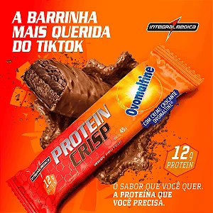 Barrinha de Proteína Crisp Bar IntegralMédica