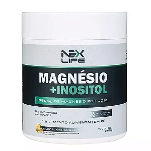 Magnésio e Inositol Nex Life 350g