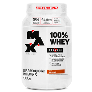 100% Whey Rafael Brandão Max Titanium 900g