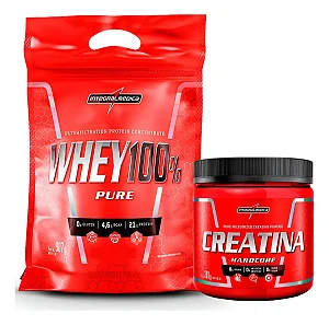 Combo Integralmedica | Whey 900g + Creatina 300g