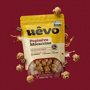Pipoca Proteica Moccaccino Uêvo