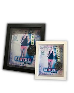 Porta retrato 20x25 com medalha + sua arte