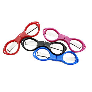 TESOURA DE PLASTICO DOBRAVEL MOON MB0171 CORES SORTIDAS