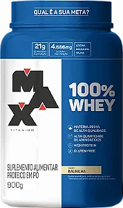 100% WHEY PROTEIN MAX TITANIUM - 900G