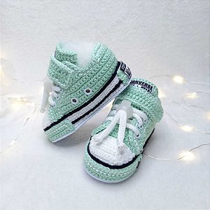 Tênis infantil sales de crochê