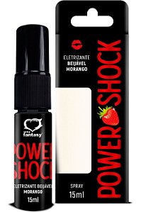 Gel Eletrizante Power Shock Morango - 15ml