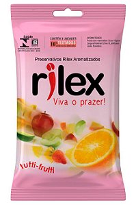 Preservativo Rilex Sabores 3 Unidades - Tutti Frutti