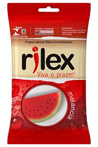 Preservativo Rilex Sabores 3 Unidades - Melancia