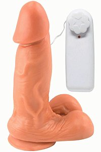 Pênis com Vibrador Ricardão - 16,5 x 4,5cm