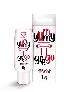Gel Beijável para Sexo Oral Yummy Grego - Extra Hot