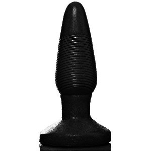 Plug Anal em Silicone Texturizado - 13 x 4cm