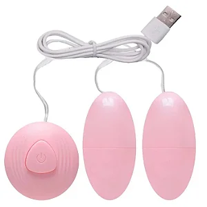 Vibrador Cápsula Duplo via USB