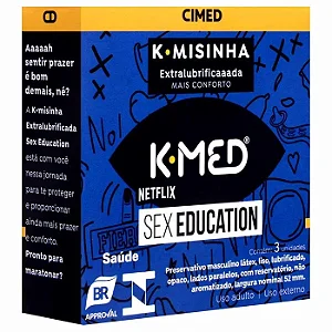 Preservativo K-MED K-Misinha Tradicional - 3 Unidades