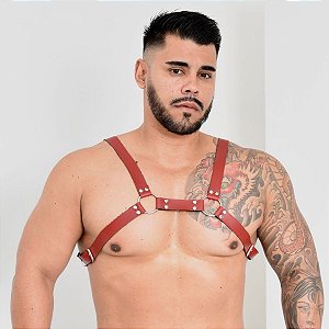 Harness Masculino Isaac Vermelho Extase