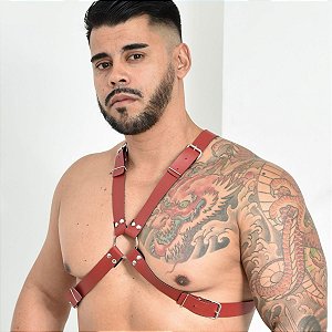 Harness Masculino Malik Vermelho Extase