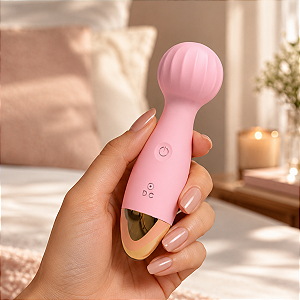 Vibrador Mini Varinha Mágica Mony Recarregável