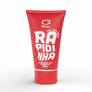 Gel Umectante Lubrificante Rapidinha Morango Hot 30g