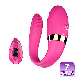 Vibrador de Casal Anna Controle Remoto - 7 Vibrações
