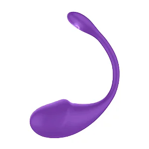 Vibrador Love Sensation Purple por Aplicativo Recarregável - 10 Velocidades