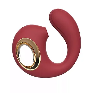 Vibrador Ponto-G com Sugador Clitoriano Roll Vibe - 10 Velocidades