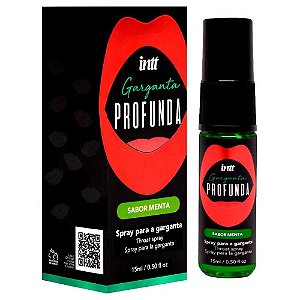 Spray Gel para Garganta Profunda Intt Menta