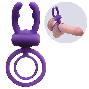 Anel Peniano Argola Testicular com Vibrador Vibe Ring