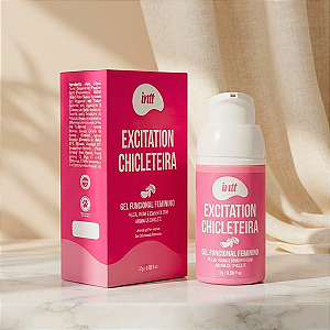 Gel Excitation Chicleteira Excitante Feminino Intenso Intt