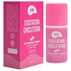 Gel Excitation Chicleteira Excitante Feminino Intenso Intt