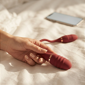 Vibrador Bullet Duplo via App - 10 Velocidades